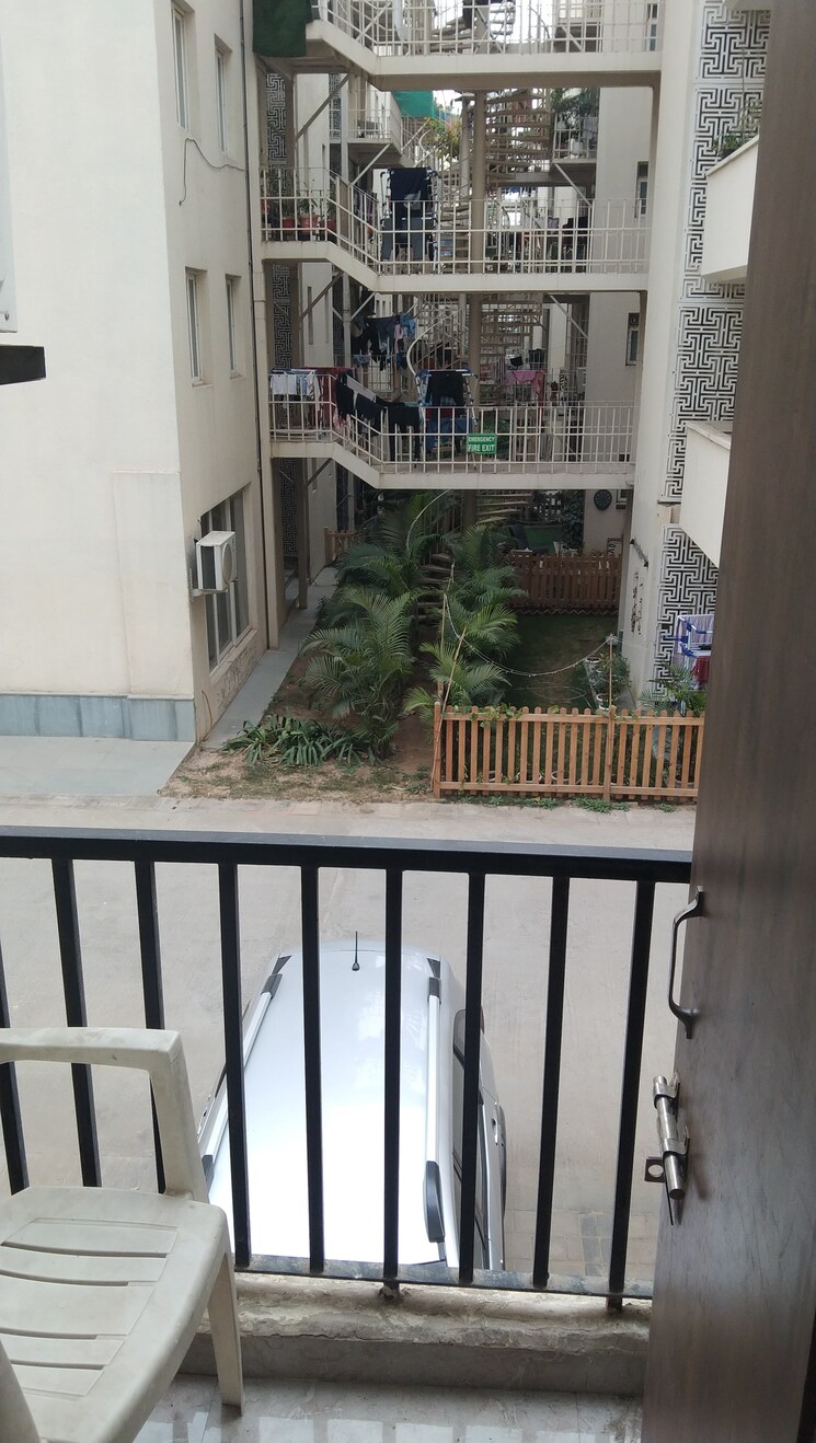 Balcony, dhoot-time-residency 1 RK 203 Sq.Ft. Apartment In Sector 63 Gurgaon 9125193