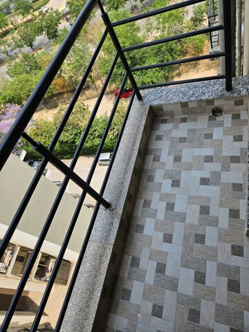 Balcony in 1 RK Apartment at Dhoot Time Residency, Sector 63 – for Rent