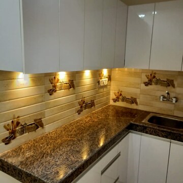 Kitchen in 1.5 BHK Builder Floor at Malviya Nagar – for Rent