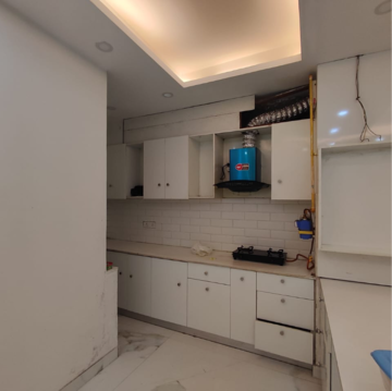 Kitchen in 3 BHK Builder Floor at Malviya Nagar – for Rent