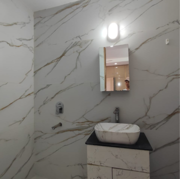 Bathroom in 3 BHK Builder Floor at Malviya Nagar – for Rent