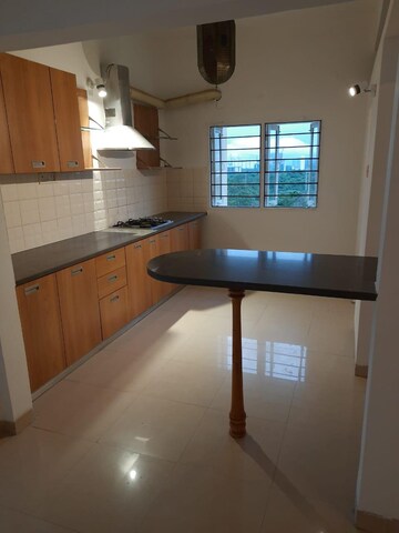 Kitchen in 3 BHK Apartment at Hill Ridge Springs, Gachibowli – for Rent