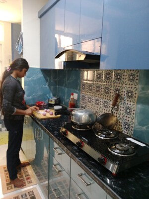 Kitchen in 3.5 BHK Apartment at Ansals Sushant City – for Sale