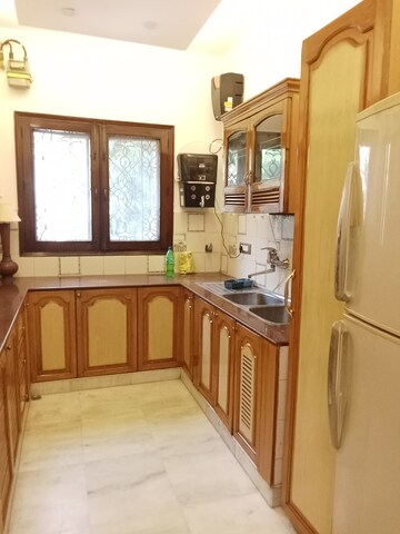 Kitchen in 3 BHK Builder Floor at Vasant Vihar – for Rent
