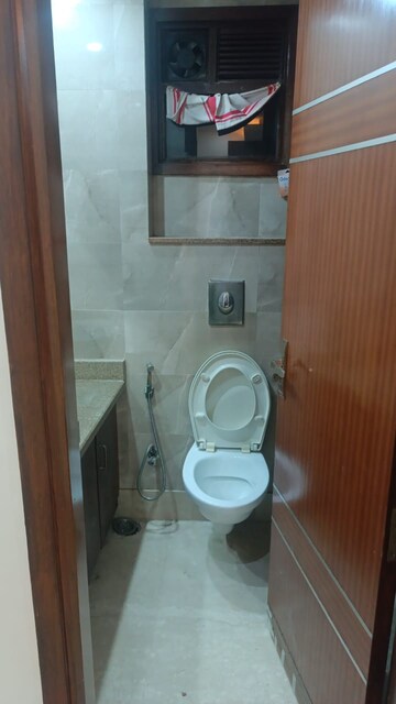 Bathroom in 3 BHK Builder Floor at Chittaranjan Park – for Rent