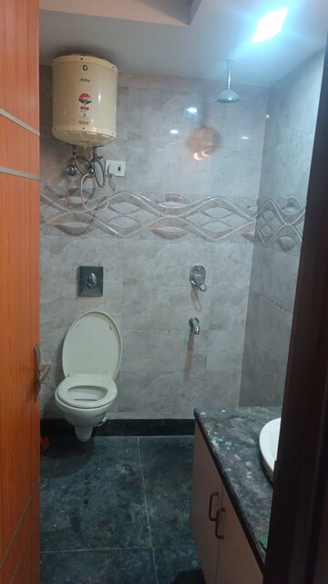 Bathroom in 3 BHK Builder Floor at Chittaranjan Park – for Rent