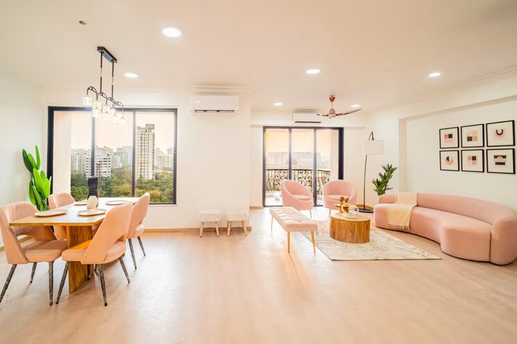 Living Room, hiranandani-gardens-solitaire 4 Bedroom 2300 Sq.Ft. Apartment In Powai Mumbai 9125522