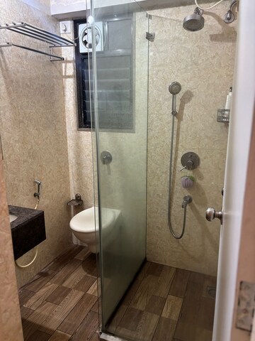 Bathroom in 2 BHK Apartment at Kalpatru Apartment, Jogeshwari East – for Rent