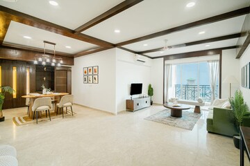 Living Room in 3 BHK Apartment at Hiranandani Heritage Tower, Powai – for Sale