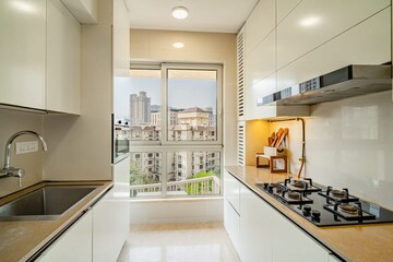 Kitchen in 2 BHK Apartment at Hiranandani Atlantis, Powai – for Sale