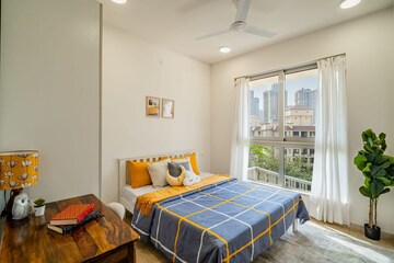 Bedroom in 2 BHK Apartment at Hiranandani Atlantis, Powai – for Sale