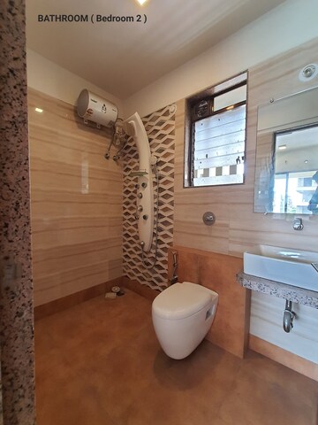 Bathroom in 2 BHK Apartment at Paradise Sai Icon, Kharghar – for Rent