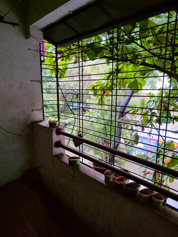 Balcony in 2 BHK Apartment at Sarvantika Apartment, Bhusari Colony – for Rent