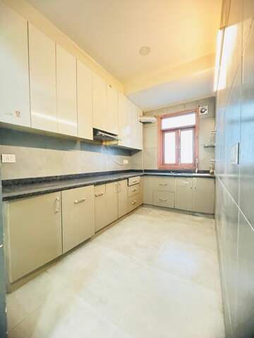 Kitchen in 3 BHK Builder Floor at Risland Sky Mansion, Chattarpur – for Rent