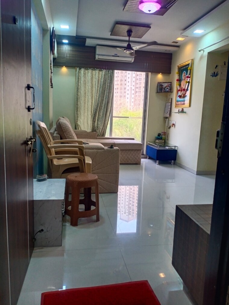 Living Room, jvm-olive 1 Bedroom 442 Sq.Ft. Apartment In Bhayandarpada Thane 9125758