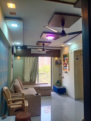 Living Room in 1 BHK Apartment at JVM Olive, Bhayandarpada – for Sale