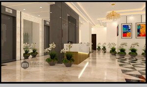 Building Lobby in 3 BHK Apartment at Vrinda Heritage Skyward, Sector 1 Greater Noida – for Sale