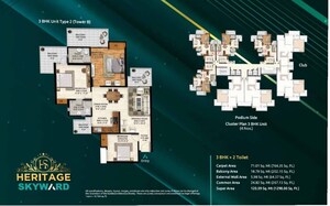 3 BHK Apartment – Exterior View View at Vrinda Heritage Skyward, Sector 1 Greater Noida - for Sale