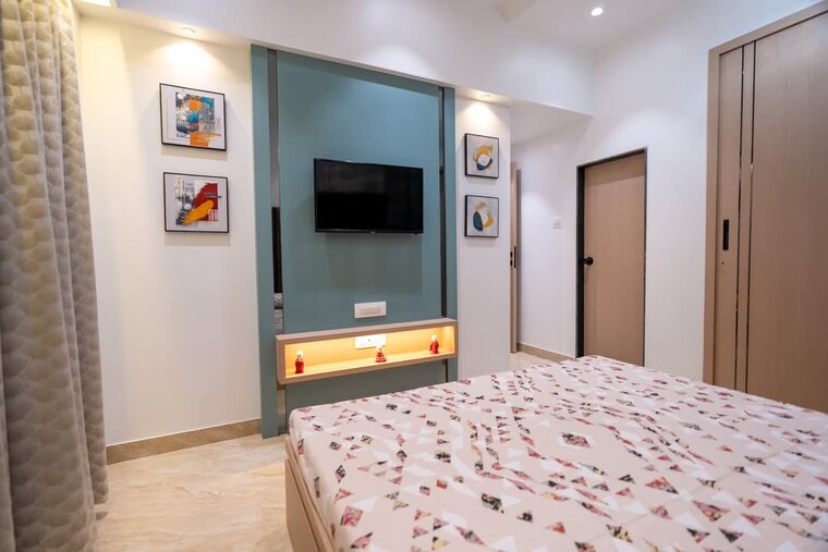 Master Bedroom, samrin-heritage 3 Bedroom 1190 Sq.Ft. Apartment In Panch Pakhadi Thane 8855278