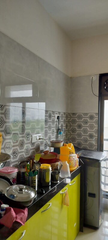 Kitchen in 1 BHK Apartment at Sanghvi Eco City Phase 3, Mira Road East – for Rent