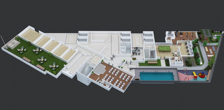 Exterior View, silver-queenstown 2 Bedroom 4700 Sq.Ft. Apartment In Moshi Pune 9125957