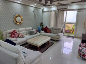 Bedroom in 4 BHK Apartment at Saya Gold Avenue, Vaibhav Khand – for Sale