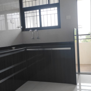 Kitchen in 3 BHK Apartment at Suyog Mrunalini, Sahakar Nagar – for Sale