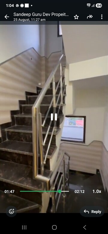 Staircase in 1.5 BHK Builder Floor at Puri PP City Centre, Pitampura – for Rent