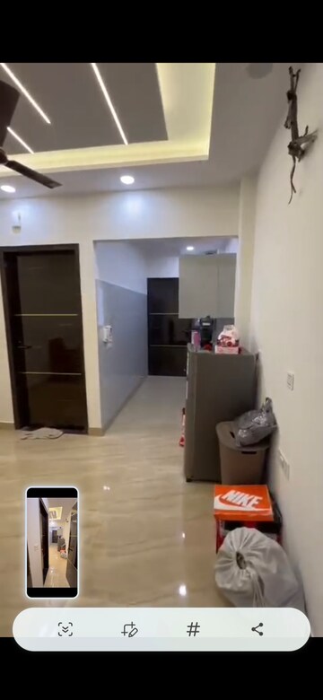 Living Room in 1.5 BHK Builder Floor at Puri PP City Centre, Pitampura – for Rent