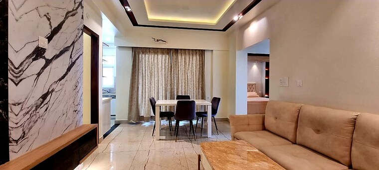 Living Room, tejas-greenberry-signatures 2 Bedroom 1036 Sq.Ft. Apartment In Vrindavan Yojna Lucknow 9126060