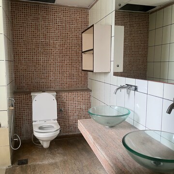 Bathroom in 3 BHK Apartment at Unitech Uniworld Gardens, Islampur – for Rent