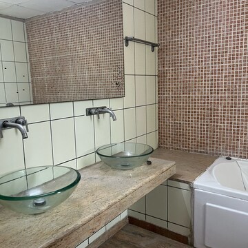 Bathroom in 3 BHK Apartment at Unitech Uniworld Gardens, Islampur – for Rent