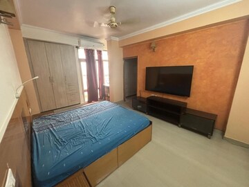 Bedroom in 4 BHK Apartment at Ramprastha Coral Heights, Ramprastha Greens – for Rent