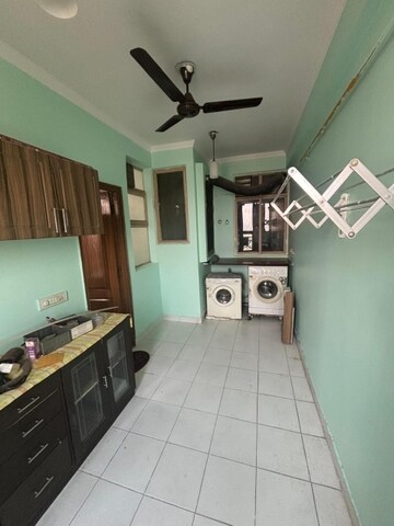Living Room in 4 BHK Apartment at Ramprastha Coral Heights, Ramprastha Greens – for Rent