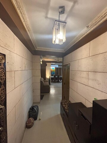 Living Room in 4 BHK Apartment at Ramprastha Coral Heights, Ramprastha Greens – for Rent