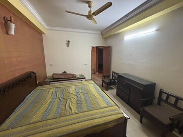 Bedroom in 4 BHK Apartment at Ramprastha Coral Heights, Ramprastha Greens – for Rent