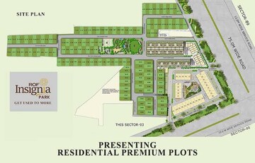  Plot – Exterior View View at Sector 93 - for Sale