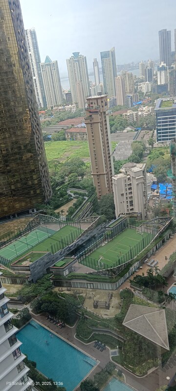Balcony in 3 BHK Apartment at Lodha Allura, Worli – for Rent