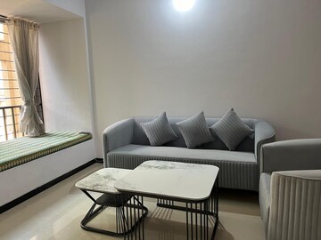Living Room in 2 BHK Apartment at Blue Mountains, Malad East – for Rent