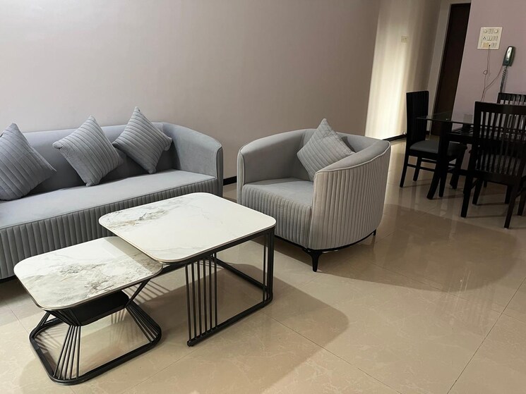 Living Room, blue-mountains 2 Bedroom 800 Sq.Ft. Apartment In Malad East Mumbai 9126422