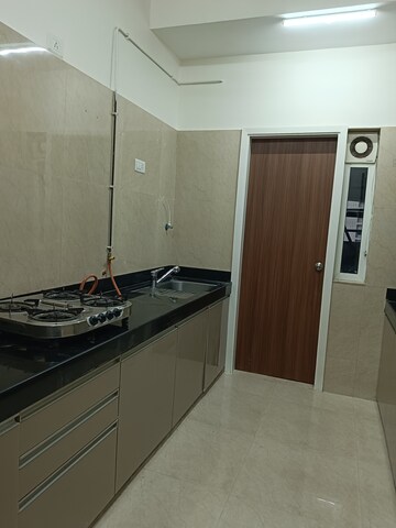 Kitchen in 2 BHK Apartment at LnT Realty Crescent Bay, Parel – for Rent