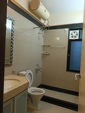 Bathroom in 2 BHK Apartment at Ashok Gardens, Sewri – for Rent