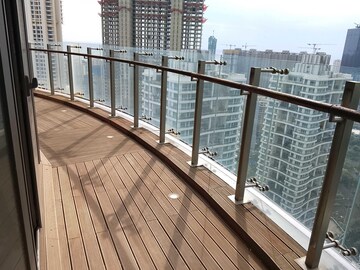 Balcony in 4 BHK Apartment at Lodha The World Towers World One Tier 2, Worli – for Rent