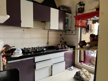 Kitchen in 2 BHK Apartment at Guru Mahima CHS, Sanpada – for Rent