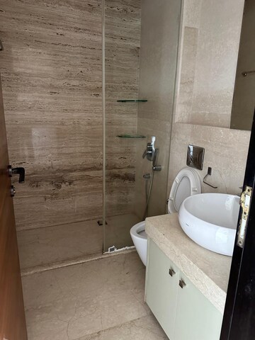 Bathroom in 4 BHK Apartment at Omkar 1973, Worli – for Rent