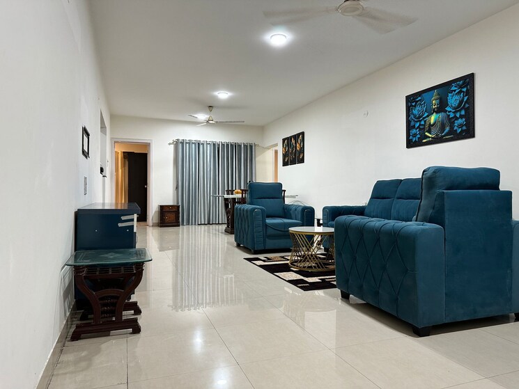 Living Room, pristine-zircon 3 Bedroom 1500 Sq.Ft. Apartment In Viman Nagar Pune 9126682