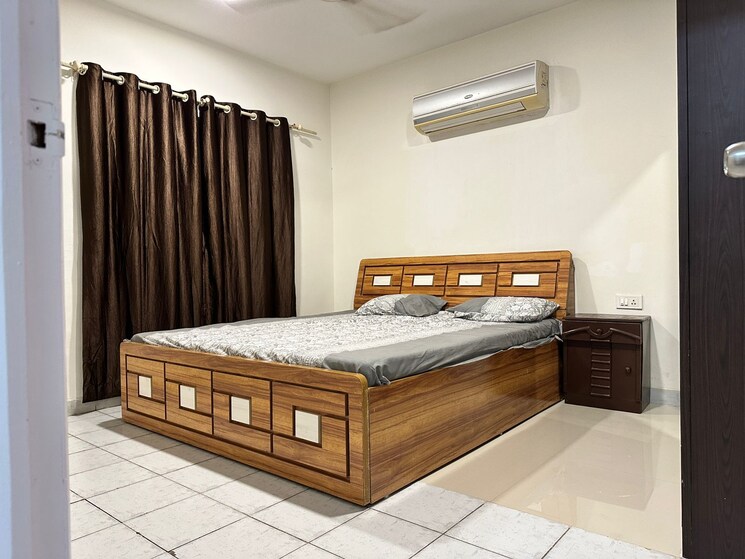 Bedroom, pristine-zircon 3 Bedroom 1500 Sq.Ft. Apartment In Viman Nagar Pune 9126682