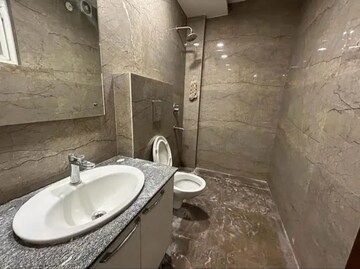 Bathroom in 2 BHK Builder Floor at Saket – for Rent