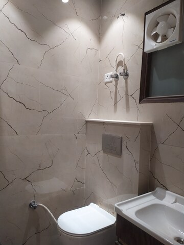 Bathroom in 2 BHK Builder Floor at Pratap Vihar GDA Flats, Pratap Vihar – for Sale