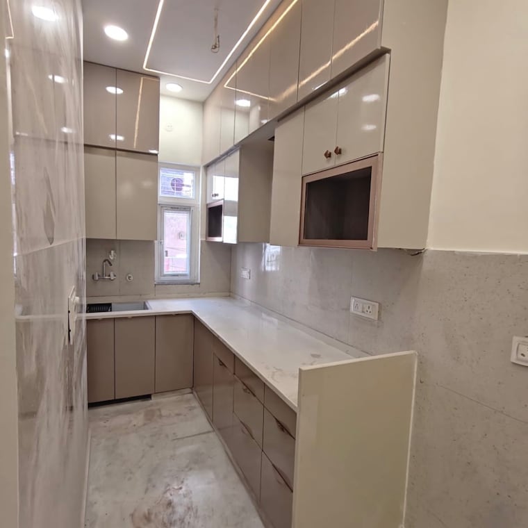 Kitchen, rohini sector 24 3 Bedroom 900 Sq.Ft. Builder Floor In Rohini Sector 24 Delhi 9126787